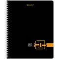 Тетрадь А5 96 л. BRAUBERG, гребень, клетка, глянцевая ламинация, "Dark" (микс в спайке), 404419 404419