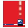 Тетрадь А5, 96 л., BRAUBERG, скоба, клетка, обложка картон, "INDAY", 400522 400522