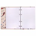 Тетрадь на кольцах А5 160х212 мм, 120 листов, картон, выборочный лак, клетка, BRAUBERG, "Карпы Кои", 404730 404730