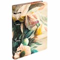 Тетрадь на кольцах А5 160х212 мм, 120 листов, картон, фольга, клетка, BRAUBERG, "Delicate flowers", 404737 404737