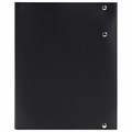 Тетрадь на кольцах А5 175х220 мм, 120 л., пластик, на липучке, с разделителями, BRAUBERG, Черный, 404637 404637