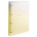 Тетрадь на кольцах БОЛЬШАЯ 305х235 мм А4, 120 л., пластик, с разделителями, BRAUBERG, Желтый, 404624 404624