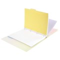 Тетрадь на кольцах БОЛЬШАЯ 305х235 мм А4, 120 л., пластик, с разделителями, BRAUBERG, Желтый, 404624 404624