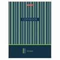 Тетрадь на кольцах БОЛЬШАЯ А4 (225х300 мм), 100 листов, твердый картон, клетка, BRAUBERG, Полосы, 403273 403273