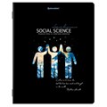 Тетрадь предметная "СИЯНИЕ ЗНАНИЙ" 48 л., глянцевый УФ-лак, ОБЩЕСТВОЗНАНИЕ, клетка, BRAUBERG, 404521 404521
