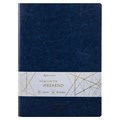 Тетрадь 60 л. в клетку обложка гладкий кожзам, сшивка, А4 (210х297мм), ТЕМНО-СИНИЙ, BRAUBERG VIVA, 403906 403906