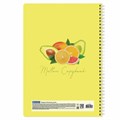 Тетрадь А4, 80 л., BRAUBERG, гребень, клетка, обложка картон, "Фрукты", 404051 404051