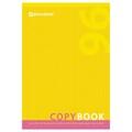 Тетрадь А4, 96 л., BRAUBERG скоба, клетка, обложка картон, ОДИН ЦВЕТ, 401880 401880