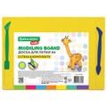 Доска для лепки с отделениями и 2 стеками А4, 280х200 мм, ассорти, BRAUBERG KIDS, 271144 271144