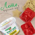 Песок для лепки кинетический BRAUBERG KIDS, песочный, 500 г, 2 формочки, ведерко, 665094 665094