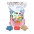 Песок для лепки кинетический, 3 цвета, 5000 г, пакет, BRAUBERG KIDS, 666007 666007