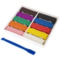 Пластилин классический BRAUBERG KIDS, 10 цветов, 200 г, со стеком, 106504 106504