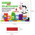 Пластилин классический BRAUBERG KIDS, 8 цветов, 160 г, со стеком, 106501 106501