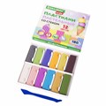 Пластилин классический пастельные цвета BRAUBERG KIDS, 12 цветов, 180 грамм, стек, 106681 106681