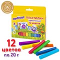 Пластилин классический ЮНЛАНДИЯ "ЮНЛАНДИК-ЖИВОПИСЕЦ", 12 цветов, 240 г, ВЫСШЕЕ КАЧЕСТВО, 105029 105029