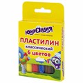 Пластилин классический ЮНЛАНДИЯ "ЮНЛАНДИК-СКУЛЬПТОР", 6 цветов, 120 г, ВЫСШЕЕ КАЧЕСТВО, 105028 105028