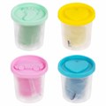Пластилин-тесто для лепки BRAUBERG KIDS, 4 цвета, 560 г, пастельные цвета, крышки-штампики, 106717 106717