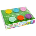 Пластилин-тесто для лепки BRAUBERG KIDS, 6 цветов, 300 г, 10 формочек, шприц, стек, крышки-штампики, 106719 106719