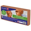 Пластилин скульптурный BRAUBERG ART CLASSIC, терракотовый, 1 кг, твердый, 106528 106528