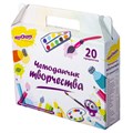 Набор для творчества в подарочной коробке ЮНЛАНДИЯ "ЧЕМОДАНЧИК ТВОРЧЕСТВА" 20 предметов, 880124 880124
