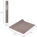 Бумага гофрированная/креповая (ИТАЛИЯ) 140 г/м2, 50х250 см, серая (904), BRAUBERG FIORE, 112598 112598