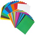 Набор картона и бумаги А4 немелованный (белый картон 2 л., цветной картон 16 л. 8 цв., цветная бумага 16 л. 16 цв.), ЮНЛАНДИЯ, 115165 115165