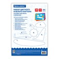 Набор цветного и белого картона немелованный A4 (белый – 10 л., цветной – 20 л., 10 цветов.), BRAUBERG, 200х290, Superjet, 116422 116422