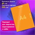 Набор цветного картона и бумаги А4 50+50 л., 10 цветов (картон мелованный + бумага офсетная) в коробке, BRAUBERG, 116421 116421