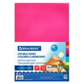 Картон цветной А4 2-сторонний МЕЛОВАННЫЙ, 24 листа, 12 цветов, BRAUBERG, 200х290 мм, 115167 115167