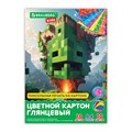 Картон цветной А4 МЕЛОВАННЫЙ, 10 листов, 10 цветов, в папке, BRAUBERG KIDS, M.Craft, 200х290 мм, 116416 116416