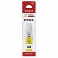 Чернила CANON (GI-40Y) для СНПЧ Pixma G5040/G6040, желтые, ресурс 7700 страниц, оригинальные, 3402C001 363614