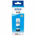 Чернила EPSON 108 (C13T09C24A) для СНПЧ EPSON L8050 /L8100 /L18050, голубые, ОРИГИНАЛЬНЫЕ 364532