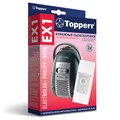 Мешок для пылесоса (пылесборник) бумажный TOPPERR EX1, ELECTROLUX, PHILIPS, BORK, КОМПЛЕКТ 5 шт., 1010 456432