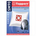 Мешок для пылесоса (пылесборник) синтетический TOPPERR SM 90, SAMSUNG, КОМПЛЕКТ 4 шт., 1407 456438