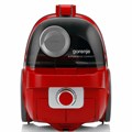 Пылесос GORENJE VC1901GACRCY с контейнером "циклон", 1900 Вт, мощность всасывания 300 Вт, красный 457634