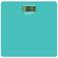 Весы напольные SCARLETT SC-BS33E035, электронные, вес до 180 кг, квадратные, стекло, бирюзовые 457199