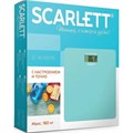 Весы напольные SCARLETT SC-BS33E035, электронные, вес до 180 кг, квадратные, стекло, бирюзовые 457199
