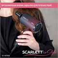 Фен SCARLETT SC-HD70I38, 2000 Вт, 2 скорости, 3 температурных режима, ионизация, черный/бордовый 457205