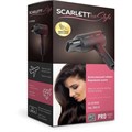 Фен SCARLETT SC-HD70I38, 2000 Вт, 2 скорости, 3 температурных режима, ионизация, черный/бордовый 457205