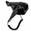Фен для волос настенный BRAYER BR3021BK, 2000 Вт, пластик, 2 скорости, 2 температурных режима, черный 608945