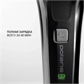 Электробритва POLARIS PMR 0305R PRO 5, 3 головки, аккумулятор, сухое и влажное бритье, черная, 51919 456716