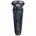 Электробритва POLARIS PMR 0309RC PRO 5, 3 головки, аккумулятор, сухое и влажное бритье, синяя, 54835 456717