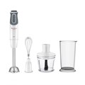 Блендер погружной MOULINEX DD642132, 800 Вт, 10 скоростей, 3 насадки, стакан, белый/серый, 7211002804 456473