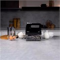 Миксер TIMBERK T-HM40S50, 700 Вт, 5 скоростей, 2 венчика, 2 крюка для теста, контейнер, черный 457228
