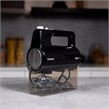 Миксер TIMBERK T-HM40S50, 700 Вт, 5 скоростей, 2 венчика, 2 крюка для теста, контейнер, черный 457228