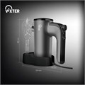 Миксер VIXTER VHM-3300, 700 Вт, 5 скоростей, 3 вида насадок, подставка, графит 456707