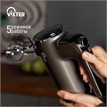 Миксер ручной VIXTER VHM-5300, 700 Вт, 5 скоростей, 2 венчика, 2 крюка для теста, графит 456708