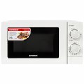 Микроволновая печь SONNEN MW2070B-6MW, 20 л, 700 Вт, таймер, механическое управление, белая, 454651 454651