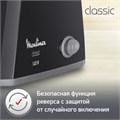 Мясорубка MOULINEX ME105830, 1400 Вт, производительность 1,7 кг/мин, 2 насадки, реверс, пластик, черная, 1510001079 456479