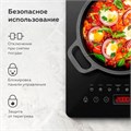 Настольная индукционная плита BQ (БИ-КЬЮ) HP106B, 2000 Вт, 8 программ, электронное управление, черная, 86202117 457508